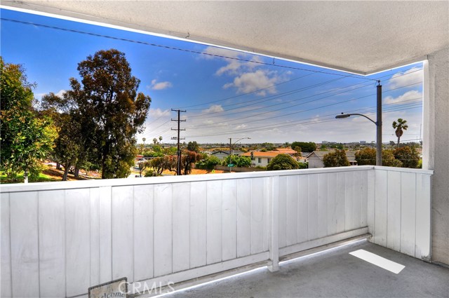 Another view off your balcony