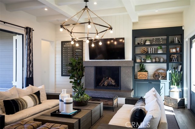 Gather together in the great room. Model home shown.