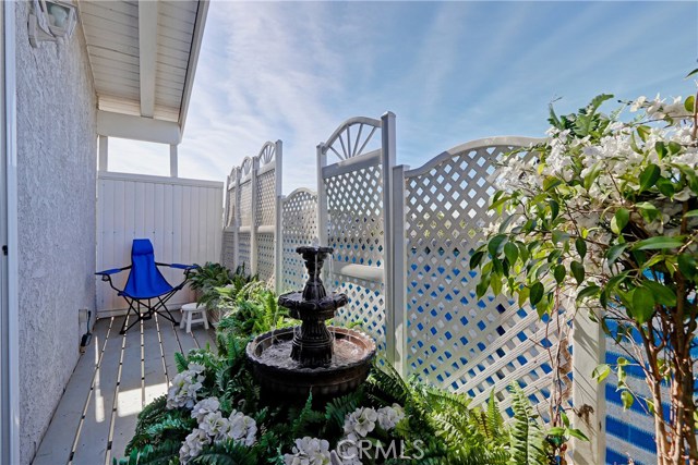 Balcony off the master bedroom