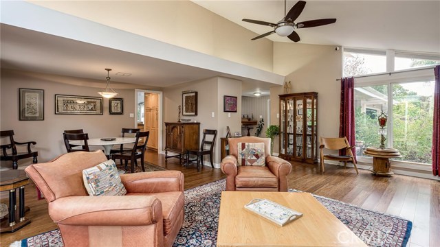 Living room looking towards front of house.