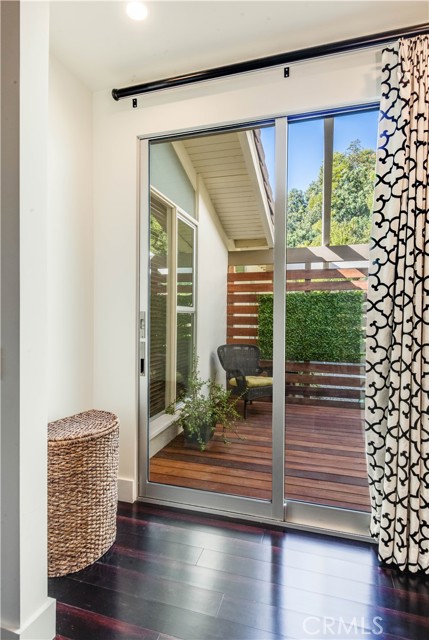Master bedroom private patio retreat