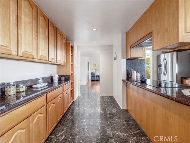 Great Storage on Wall side of Kitchen