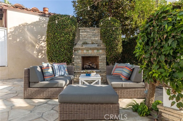 Cozy Outdoor Fireplace