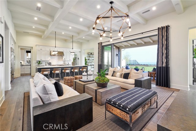 Chadmar's great room with A3 floorplan, model home shown.