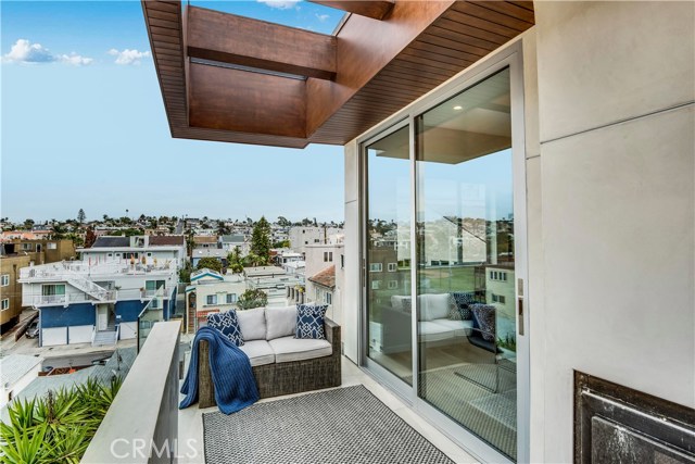 Patio Deck off Living Room with double sided fireplace. Valley Views