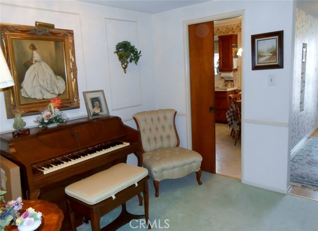 There is that Pocket Door...You can open it up to Kitchen or close it for Privacy.