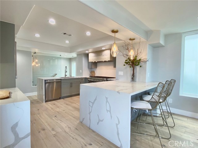 Open Floor Plan Dining Room Looking Back at the Kitchen
