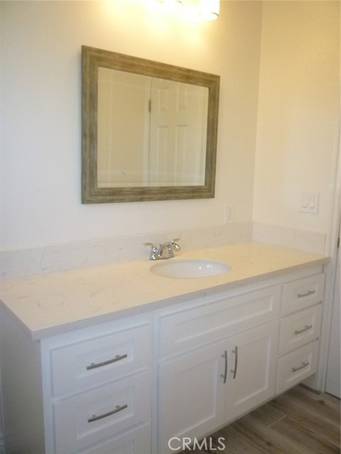 Hallway vanity.