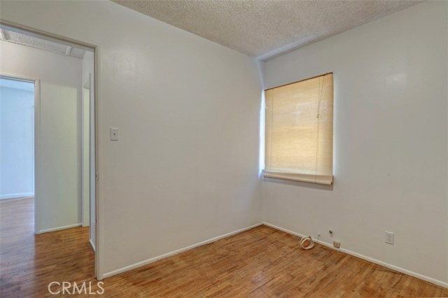 Bedroom 1 of 3, oak floor and fresh paint