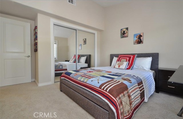 Bedroom #4 with Mirror Closets