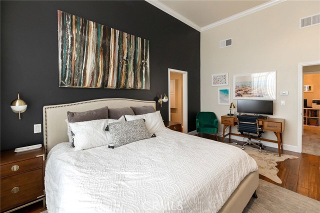 spacious master bedroom