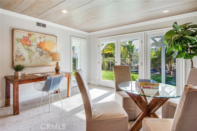 family room - views out to the backyard