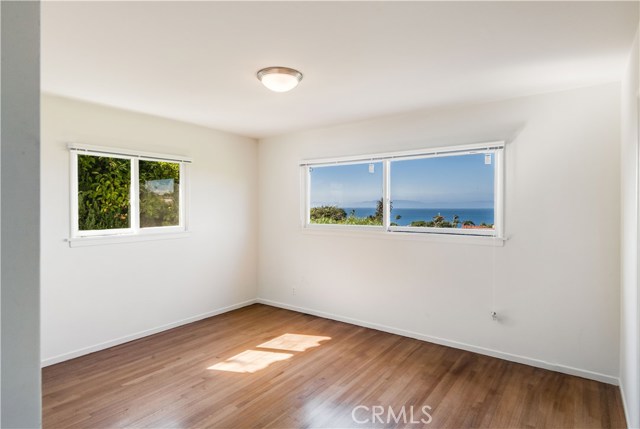 Master bedroom with view