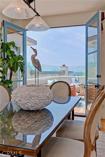 Ocean views from formal dining room area.