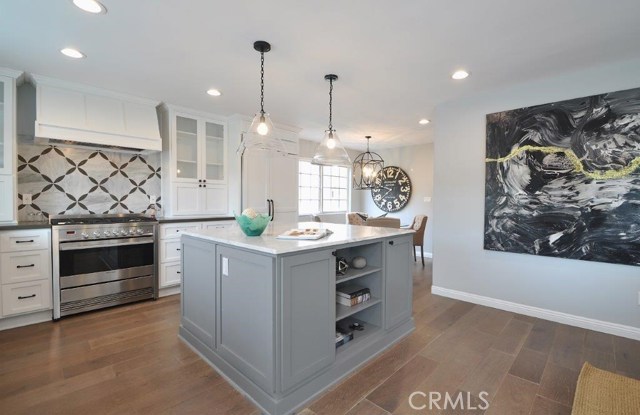 Designer Kitchen with Large Center Island