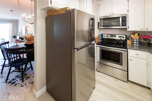 This newer refrigerator is included.