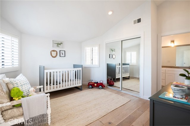 SECOND ENSUITE BEDROOM FEATURES BRAND NEW VANITY IN BATHROOM, WHITE OAK HARDWOOD FLOORS, PLANTATION SHUTTERS AND PLENTY OF CLOSET SPACE.