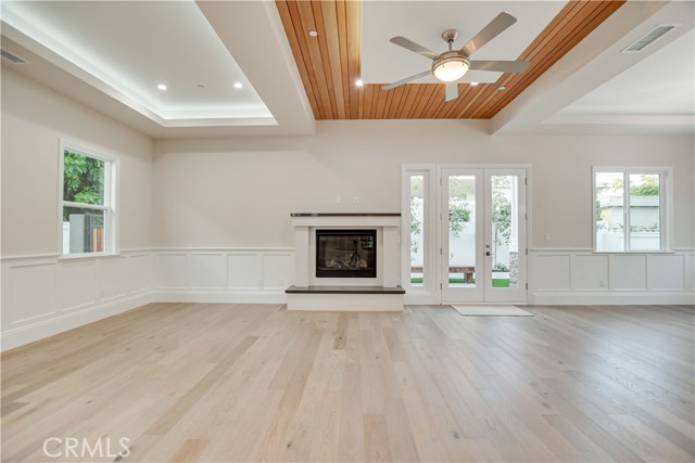 LIVING ROOM FRENCH DOORS TO BACKYARD
