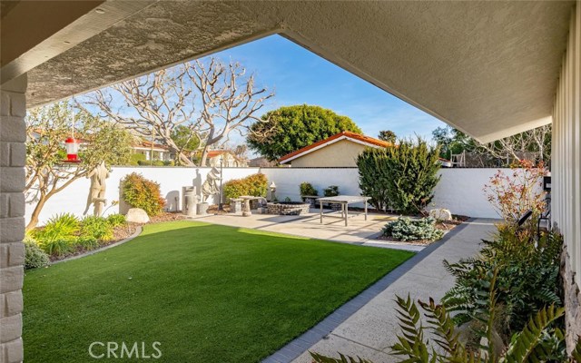 Expansive Front Courtyard