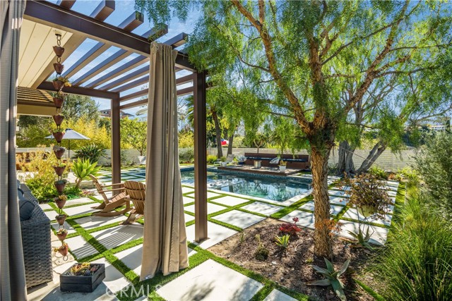 Pool with built in spa