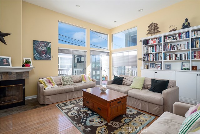 Living room on the top floor.