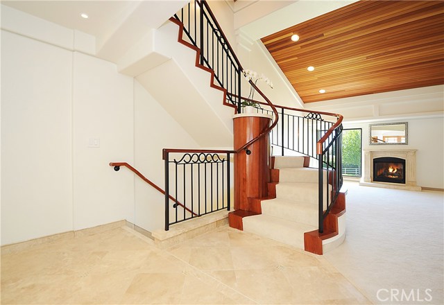 Stairway Up to Master and Library