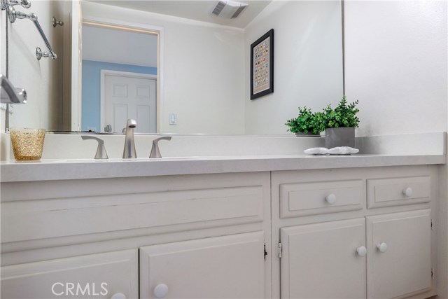 Main level powder room.