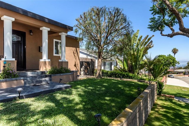 Front of the house with Harbor views on the side