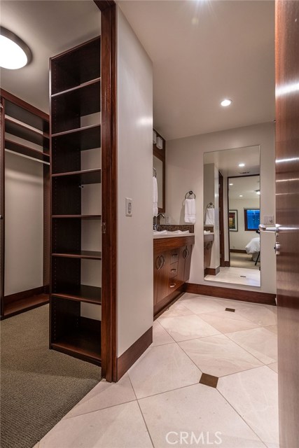 Master bathroom and closet