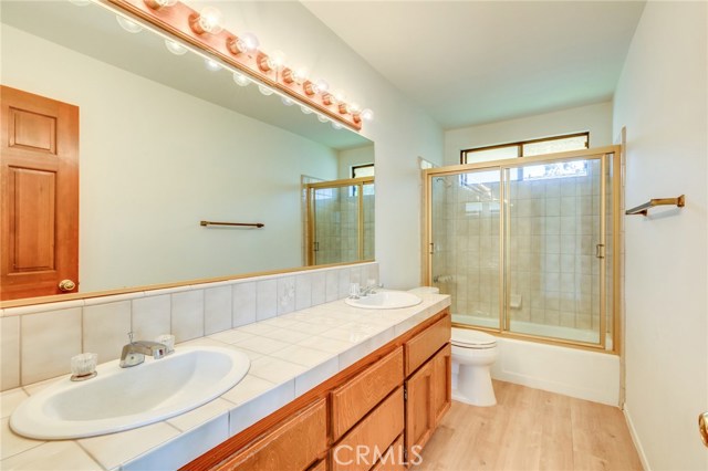 Master Bathroom with double sinks