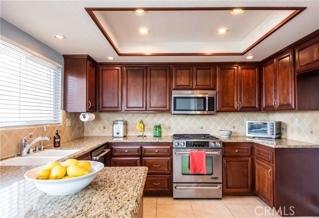 Spacious, well designed kitchen with abundant storage and quality Jenn- Air appliances