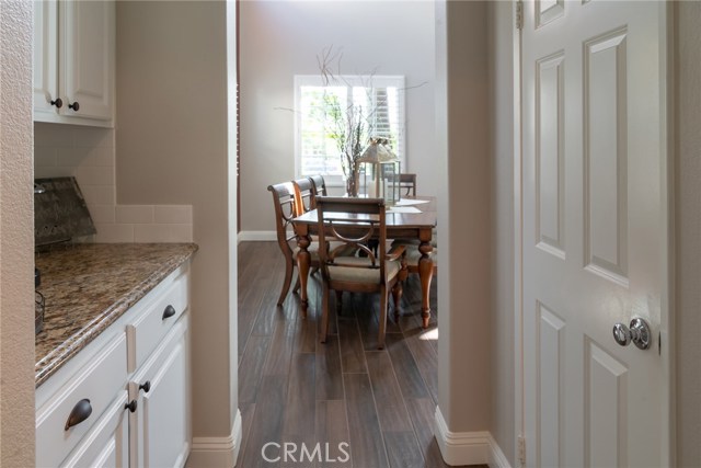 Large pantry on right side of butler's pantry