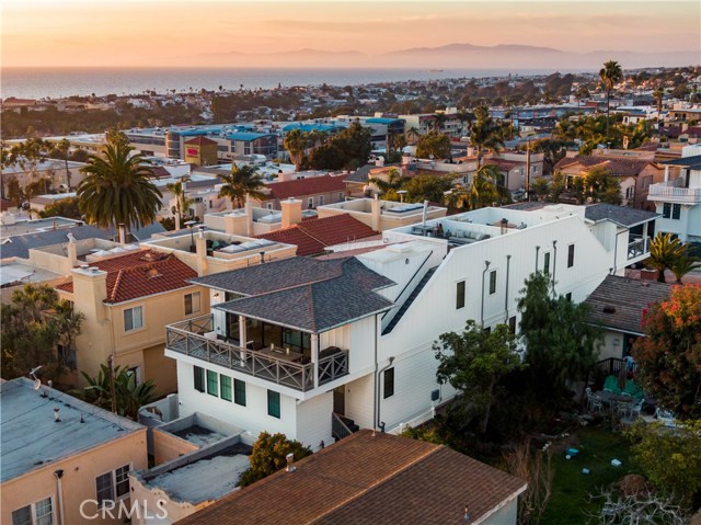 Areal shot of home