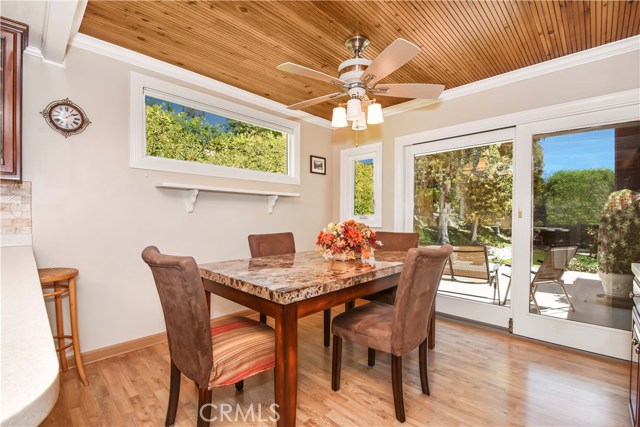 Informal Eating Area and Kitchen Patio