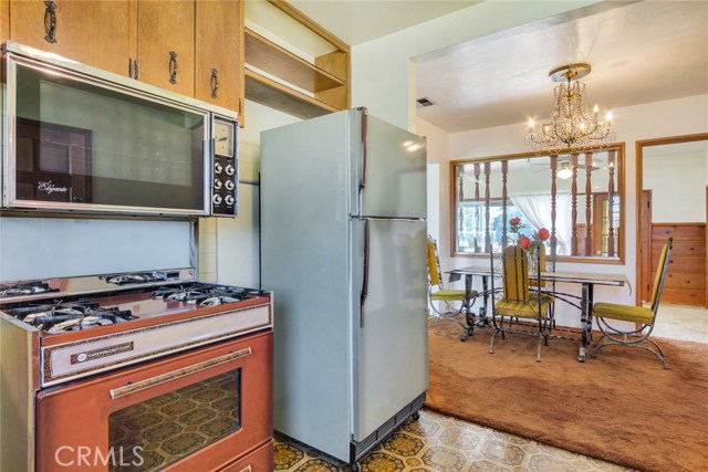 Kitchen opens to Dining Area