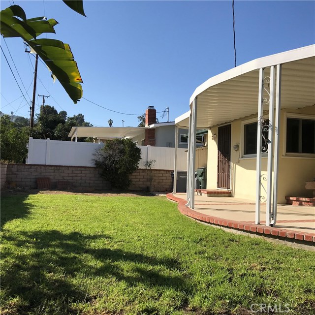 Rear Fenced Yard
