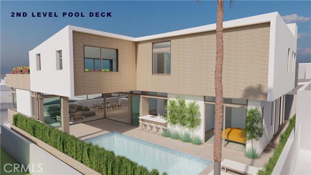 Your second-floor pool deck includes lounging space, a covered dining area and seamless flow - via retracting walls - into the great room.  You and your guests can enjoy direct westerly views of the Pacific Ocean while sitting at the indoor-outdoor bar, then take a dip in the pool if the afternoon Hermosa sun gets a bit too toasty.