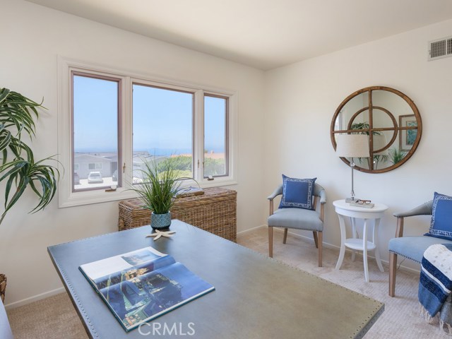 Front bedroom with ocean and Catalina views.