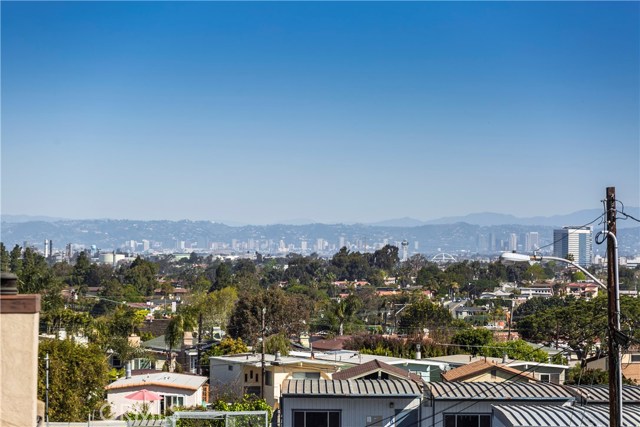 View to the north from rooftop deck