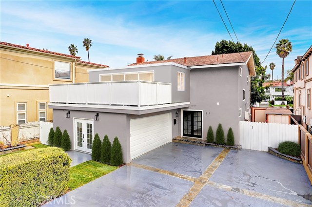 Rendering if a master suite was added by pushing out onto the deck and joining the two west bedrooms.