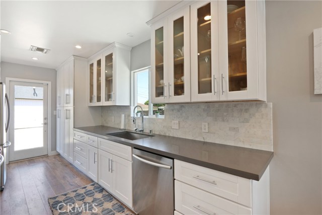 Tons of cabinets, storage and counter space