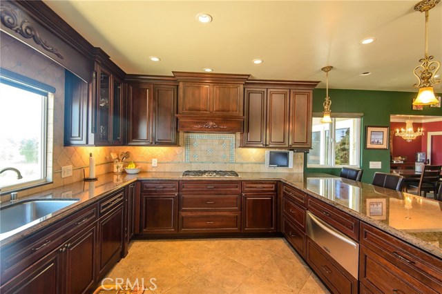 Completely remodeled kitchen with high-end appliances and lots of counter space.