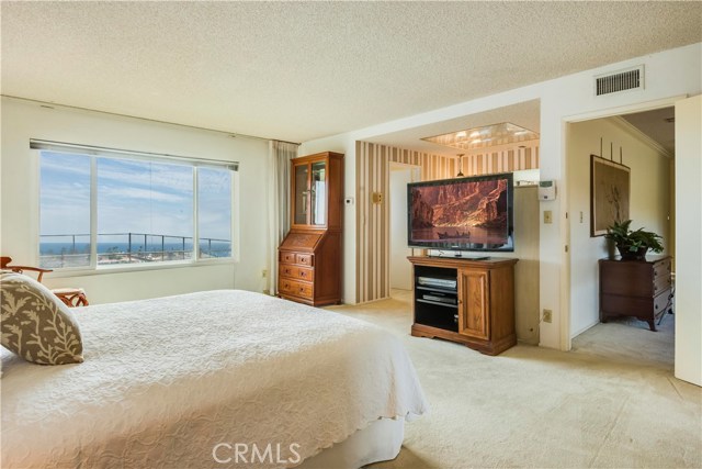 Spacious Master Suite with huge views
