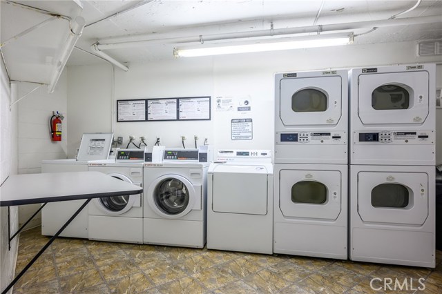 Community laundry in addition to laundry in unit