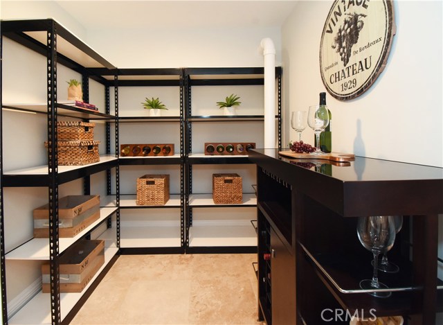 Wine Room downstairs next to Family Room for entertaining