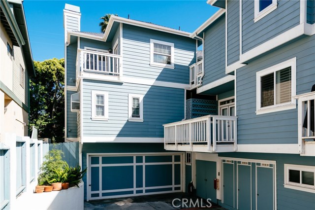 Rear unit "C" with two car garage