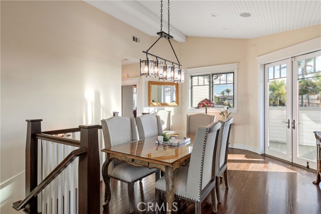 Dining Room with access to front deck...