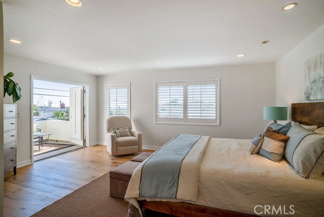 Entry level Master Suite sits on the rear corner of the home picking up excellent morning and afternoon sunlight while offering a usable sized, double door coffee deck.