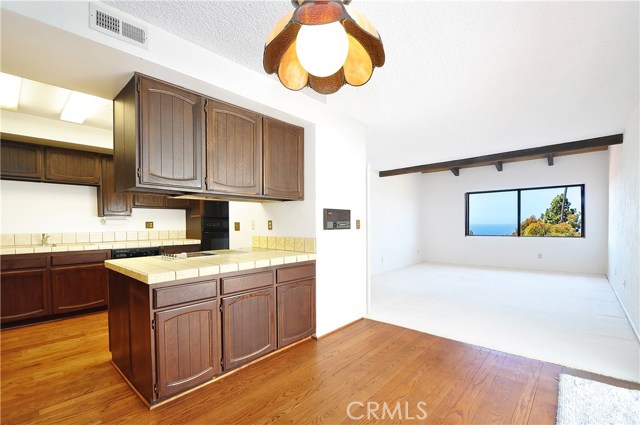 Eat in kitchen looking towards family room