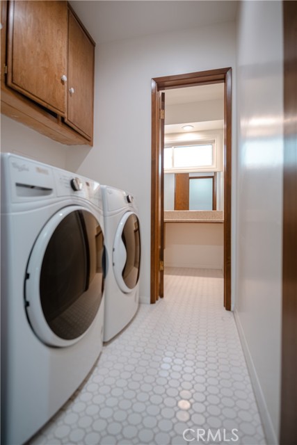 Washer/Dryer and 1/2 bathroom